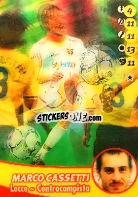 Figurina Marco Cassetti - Calcio Animotion 2003-2004
 - PROMINTER