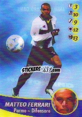 Sticker Matteo Ferrari - Calcio Animotion 2003-2004
 - PROMINTER