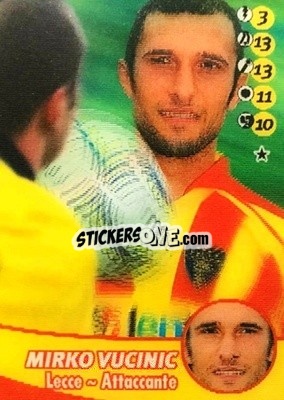 Sticker Mirko Vucinic - Calcio Animotion 2003-2004
 - PROMINTER