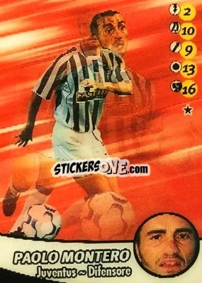 Sticker Paolo Montero - Calcio Animotion 2003-2004
 - PROMINTER