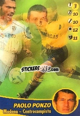 Sticker Paolo Ponzo - Calcio Animotion 2003-2004
 - PROMINTER