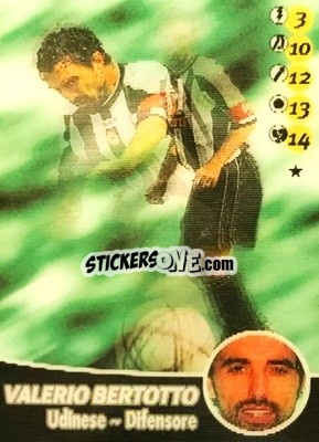 Sticker Valerio Bertotto - Calcio Animotion 2003-2004
 - PROMINTER