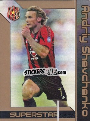 Sticker Andriy Shevchenko - Football Flix 2004-2005
 n. S13 - WK GAMES