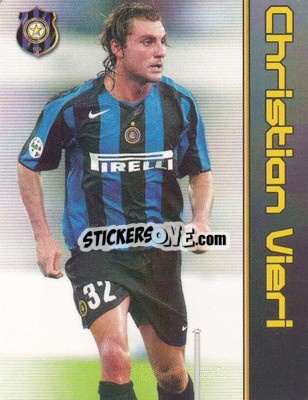 Sticker Christian Vieri - Football Flix 2004-2005
 - WK GAMES