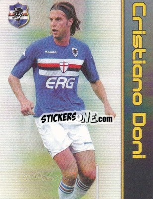 Sticker Cristiano Doni - Football Flix 2004-2005
 n. 141 - WK GAMES