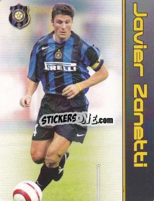 Sticker Javier Zanetti - Football Flix 2004-2005
 - WK GAMES
