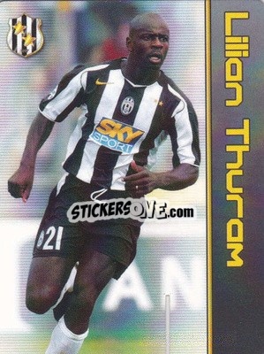 Sticker Lilian Thuram - Football Flix 2004-2005
 n. 59 - WK GAMES
