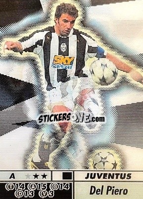 Sticker Alessandro Del Piero - Calcio Animotion 2004-2005
 - PROMINTER