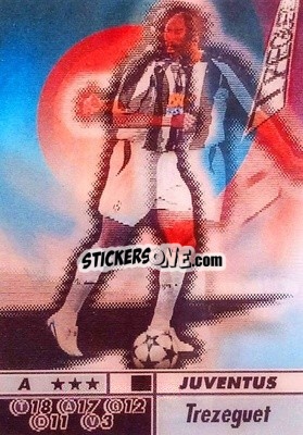 Sticker David Trezeguet - Calcio Animotion 2004-2005
 n. 110 - PROMINTER