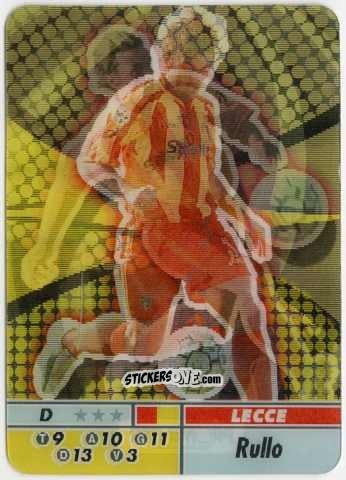 Cromo Erminio Rullo - Calcio Animotion 2004-2005
 n. 137 - PROMINTER