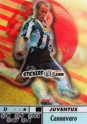 Sticker Fabio Cannavaro - Calcio Animotion 2004-2005
 - PROMINTER
