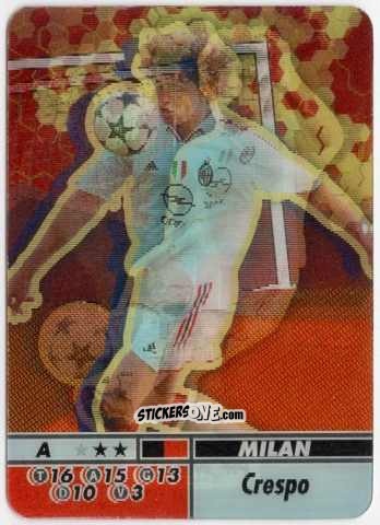 Sticker Hernan Crespo - Calcio Animotion 2004-2005
 n. 170 - PROMINTER