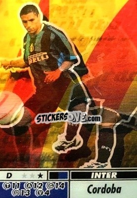 Sticker Ivan Ramiro Cordoba - Calcio Animotion 2004-2005
 - PROMINTER