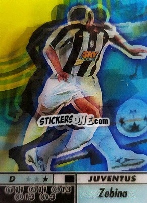Sticker Jonathan Zebina - Calcio Animotion 2004-2005
 - PROMINTER