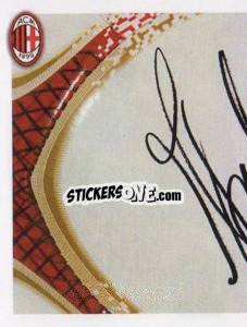 Sticker Abate Autografo - A.C. Milan 2013-2014
 n. 129 - Erredi Galata Edizioni