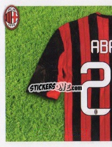 Sticker Abate maglia 20 - A.C. Milan 2013-2014
 n. 125 - Erredi Galata Edizioni
