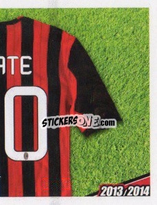 Sticker Abate maglia 20 - A.C. Milan 2013-2014
 - Erredi Galata Edizioni