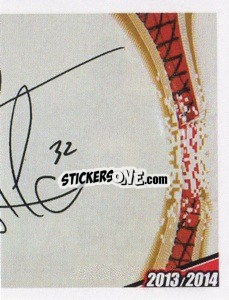 Sticker Abbiati Autografo