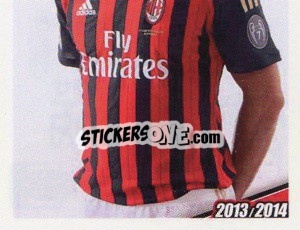 Sticker Alessandro Matri - A.C. Milan 2013-2014
 n. 342 - Erredi Galata Edizioni