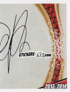 Sticker Allegri Autografo - A.C. Milan 2013-2014
 n. 77 - Erredi Galata Edizioni