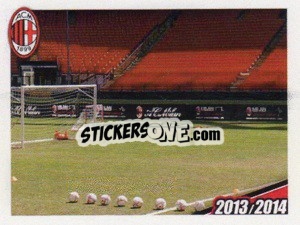 Sticker Allenamento a San Siro - A.C. Milan 2013-2014
 n. 40 - Erredi Galata Edizioni