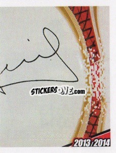 Sticker Amelia Autografo - A.C. Milan 2013-2014
 n. 100 - Erredi Galata Edizioni