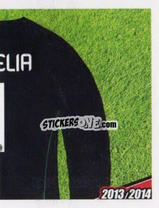 Figurina Amelia maglia 1 - A.C. Milan 2013-2014
 - Erredi Galata Edizioni