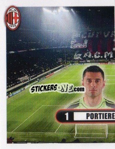 Sticker Amelia, Portiere - A.C. Milan 2013-2014
 n. 93 - Erredi Galata Edizioni