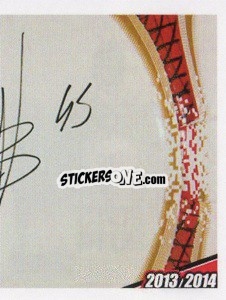 Sticker Balotelli Autografo - A.C. Milan 2013-2014
 n. 310 - Erredi Galata Edizioni