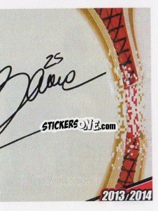 Sticker Bonera Autografo - A.C. Milan 2013-2014
 n. 140 - Erredi Galata Edizioni
