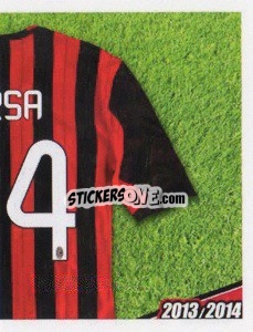 Sticker Brisa maglia 14 - A.C. Milan 2013-2014
 - Erredi Galata Edizioni