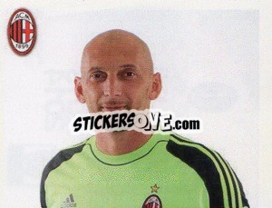Sticker Christian Abbiati - A.C. Milan 2013-2014
 n. 91 - Erredi Galata Edizioni