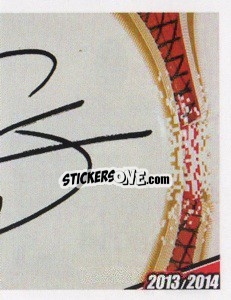 Sticker Constant Autografo - A.C. Milan 2013-2014
 n. 150 - Erredi Galata Edizioni