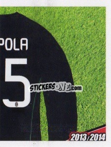 Sticker Coppola maglia 35 - A.C. Milan 2013-2014
 - Erredi Galata Edizioni