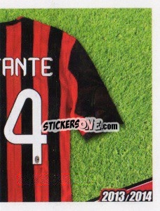Sticker Cristante maglia 24 - A.C. Milan 2013-2014
 n. 226 - Erredi Galata Edizioni