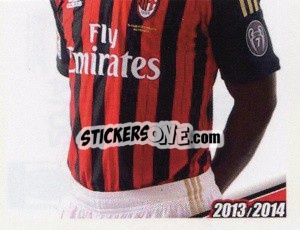 Sticker Cristian Zapata - A.C. Milan 2013-2014
 n. 212 - Erredi Galata Edizioni