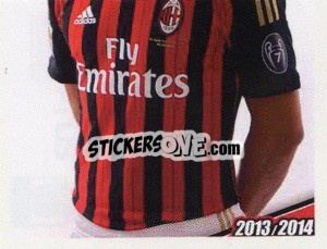 Sticker Daniele Bonera - A.C. Milan 2013-2014
 n. 142 - Erredi Galata Edizioni
