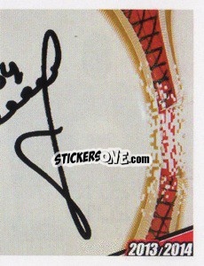 Sticker De Jong Autografo - A.C. Milan 2013-2014
 n. 240 - Erredi Galata Edizioni