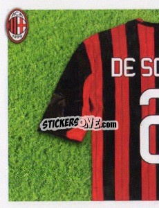 Sticker De Sciglio maglia 2 - A.C. Milan 2013-2014
 n. 155 - Erredi Galata Edizioni