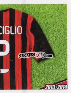 Sticker De Sciglio maglia 2 - A.C. Milan 2013-2014
 - Erredi Galata Edizioni