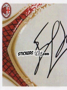 Sticker El Shaarawy Autografo - A.C. Milan 2013-2014
 n. 319 - Erredi Galata Edizioni