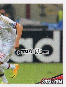 Sticker El Shaarawy in Azione - A.C. Milan 2013-2014
 n. 318 - Erredi Galata Edizioni