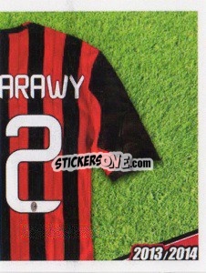 Sticker El Shaarawy maglia 92 - A.C. Milan 2013-2014
 n. 316 - Erredi Galata Edizioni