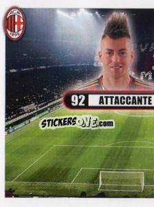 Sticker El Shaarawy, Attacante - A.C. Milan 2013-2014
 n. 313 - Erredi Galata Edizioni