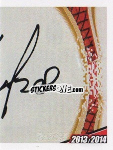 Sticker Emanuelson Autografo - A.C. Milan 2013-2014
 n. 250 - Erredi Galata Edizioni