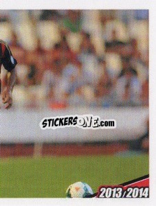 Sticker Emanuelson in Azione - A.C. Milan 2013-2014
 n. 248 - Erredi Galata Edizioni