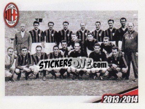 Sticker Formazione 1950/1951 - A.C. Milan 2013-2014
 n. 5 - Erredi Galata Edizioni