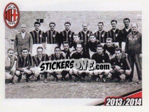 Sticker Formazione 1950/1951 - A.C. Milan 2013-2014
 - Erredi Galata Edizioni