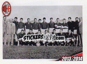 Sticker Formazione 1954/1955 - A.C. Milan 2013-2014
 n. 6 - Erredi Galata Edizioni
