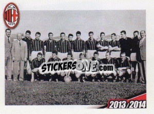 Figurina Formazione 1954/1955 - A.C. Milan 2013-2014
 - Erredi Galata Edizioni